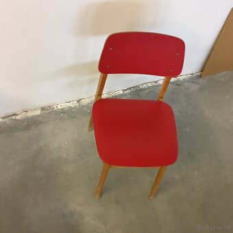 Retro stolicka TON cervena Vintage - 3