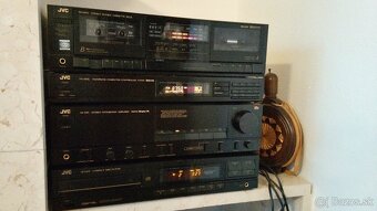 Predám HIFI JVC-zosilnovač, CD prehrávač, rádio, magnetofon - 3