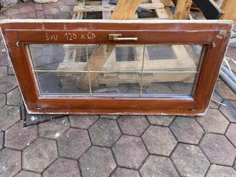 Predám použité eurookná drevene - 3