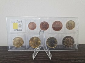 Vatikan UNC sada 1 cent - 2€ euro, mince s narodnym motivom - 3