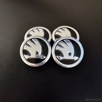 ✅SKODA✅ STREDOVE KRYTKY KOLIES / PUKLICKY DO KOLIES - 56 MM - 3