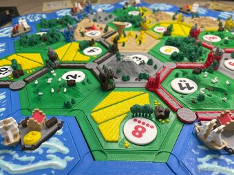 3D Osadníci z Katanu Mapa Catan - 3