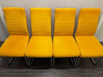 Jedálenska stolička farba Curry -žltá - 3