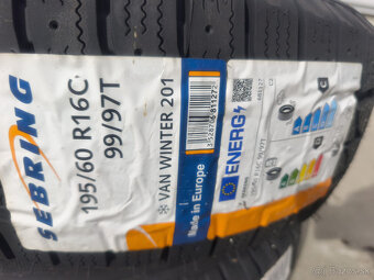 NOVÉ Sebring 195/60 R16 Zimné pneu – 2 kusy - 3