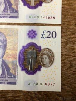 Bankovky England (čísla) - 3