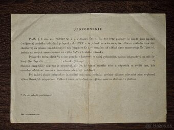 Hypotekarna knižka r.1913 - 3