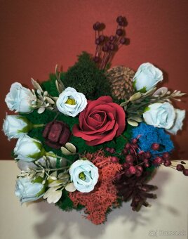 Machové dekorácie - 3