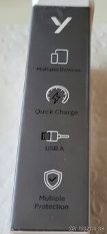 Predám - Telefonnú nabijacku. USB A vstup - 3