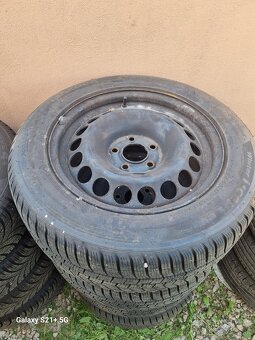 5x112 R16 plechove disky +zimne pneu 225/55 R16 - 3
