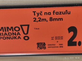 Predám železné tyčky na fazuľu a k.paradajkam - 3