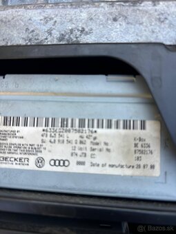 Audi A4 A5 S5 2010 zosilňovač s DVD prehrávačom - 3