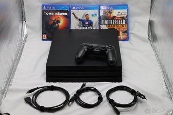 PS4 Pro CUH-7216B 1TB + DS4 + 3 hry - 3