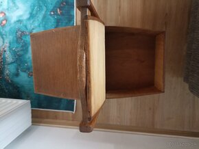 Starožitná skrinka/kazeta na šicie potreby/šitíčko - 3
