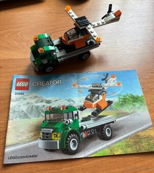 Lego Creator 31043, 31030, 60032 (Vrtuľník, Motokára, Arctic - 3