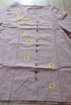 Fialová letná blúzka, v. XL/2XL - 3