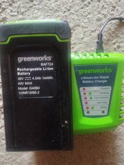 GREENWORKS aku kosačka - 3