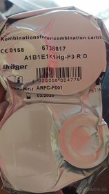 Drager X-plore bajonetové filtre A1B1E1K1HgP3 R D - 3