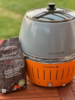 Predám bezdymový gril na drevné uhlie LotusGrill XL - 3