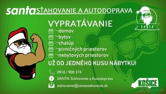 SŤAHOVANIE PREPRAVA VYPRATÁVANIE MONTÁŽ NÁBYTKU BÚRANIE - 3