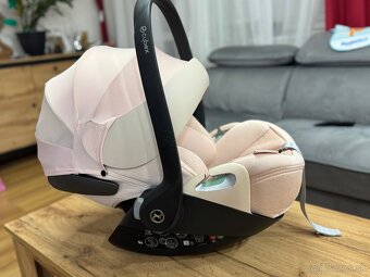 CYBEX Cloud T i-Size Plus 45-87 cm Platinum Peach Pink vajíč - 3