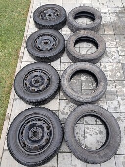 Zimna sada / zimne pneu  175/70 r14 +  snimače tlaku TPMS - 3