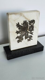 Mramorové ťažítko 1.ČSR 1928-1938 - 3
