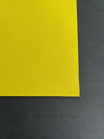 Tatami Champion puzzle čierno-žltá 105cm x 105cm x 2cm - 3