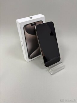 Apple iPhone 15 PRO MAX 256GB Natural Titanium-Batéria 100% - 3