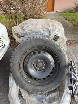 Plechenne disky + zimné pneumatiky Pirelli - 3