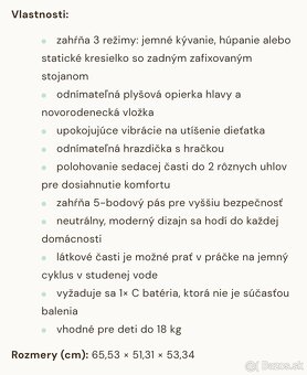 Detské hojdacie kreslo - 3