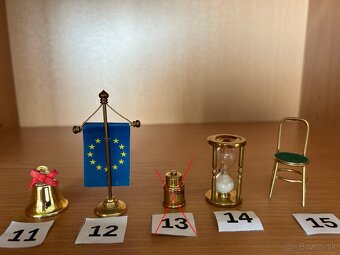 Mosadzné miniatury aj po kuse - 3