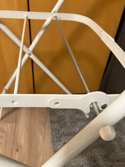 Stojan na vaničku, MALTEX 100cm biely - 3