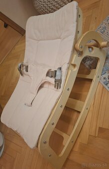 Krasne polohovatelne drevené kresielko - 3