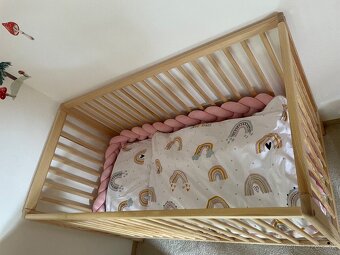 Detská drevená postieľka - 3