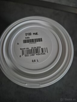 Farba Ekokryl, biela matná - 3