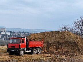 Zemné a výkopové práce 5,5t bager , Tatra 815 - 3