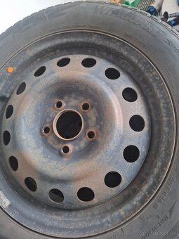 Plechove disky6Jx16 sová diera 67,1 roztec 5x114,3 205/55R16 - 3