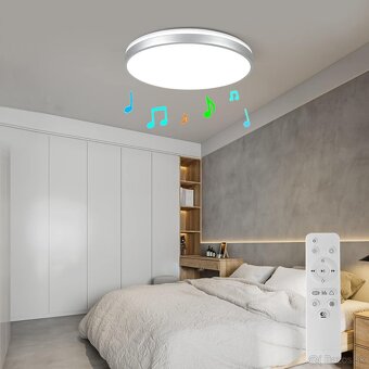 Horevo LED RGB stropné svietidlo 30 cm s Bluetooth reprodukt - 3