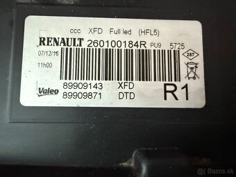 RENAULT TALISMAN SVETLO PRAVÁ 15-20 FULL LED 260 - 3