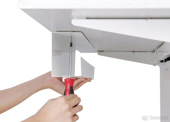 Organizér káblov horizontálny - biely - 3