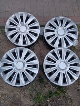 Plechové disky na Renault Daciu 4x100 R15 4 ks - 3