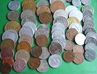 mince staré mix po 115 kusov - mince novšie mix po 230 kusov - 3