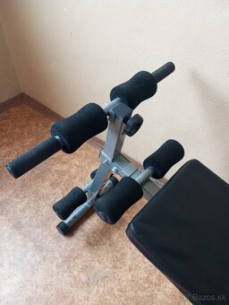 Šikmá lavička na brucho+Hyperextenzia DELTA SPORT-za 1/3ceny - 3