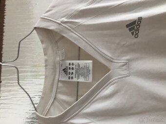 ADIDAS originál white damske/funkčné tricko L - 3