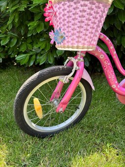Dievcensky bicykel 16’’ s kosikom a stojanom - 3