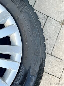 Volkswagen pneumatiky zimný set 5x112 R15 - 3