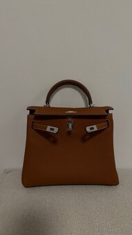 Hnedá kabelka Hermes Kelly - 3