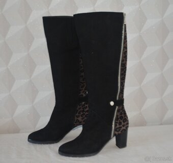 Kožené čižmy Brunela, veľ. 37,5 - 3