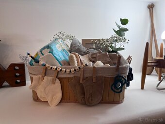 Darčekový box - košík, pre bábätko - 3