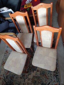 Predám 4 jedálenské stoličky - 3